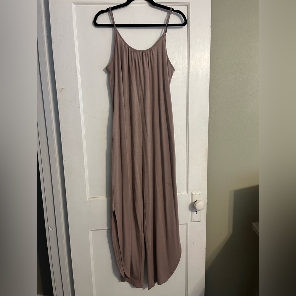 Zenana Outfitters Taupe Jumpsuit